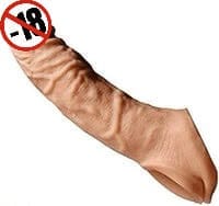 Reusable Washable Premium Silicone Condom - Dragon (8 Inch)